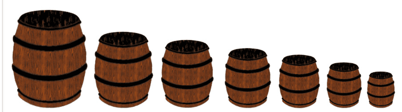 barrels