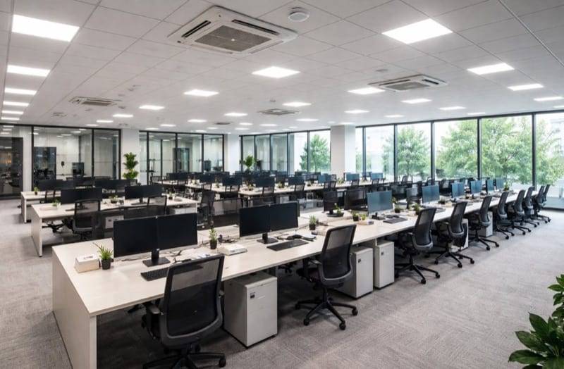 Büro 500 m² mit Elektroinstallation