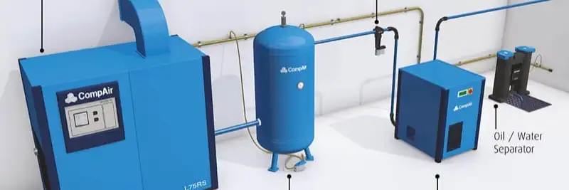 Instalacja sprężonego powietrza — projektowanie, obliczenia i dobór średnic obrazek
